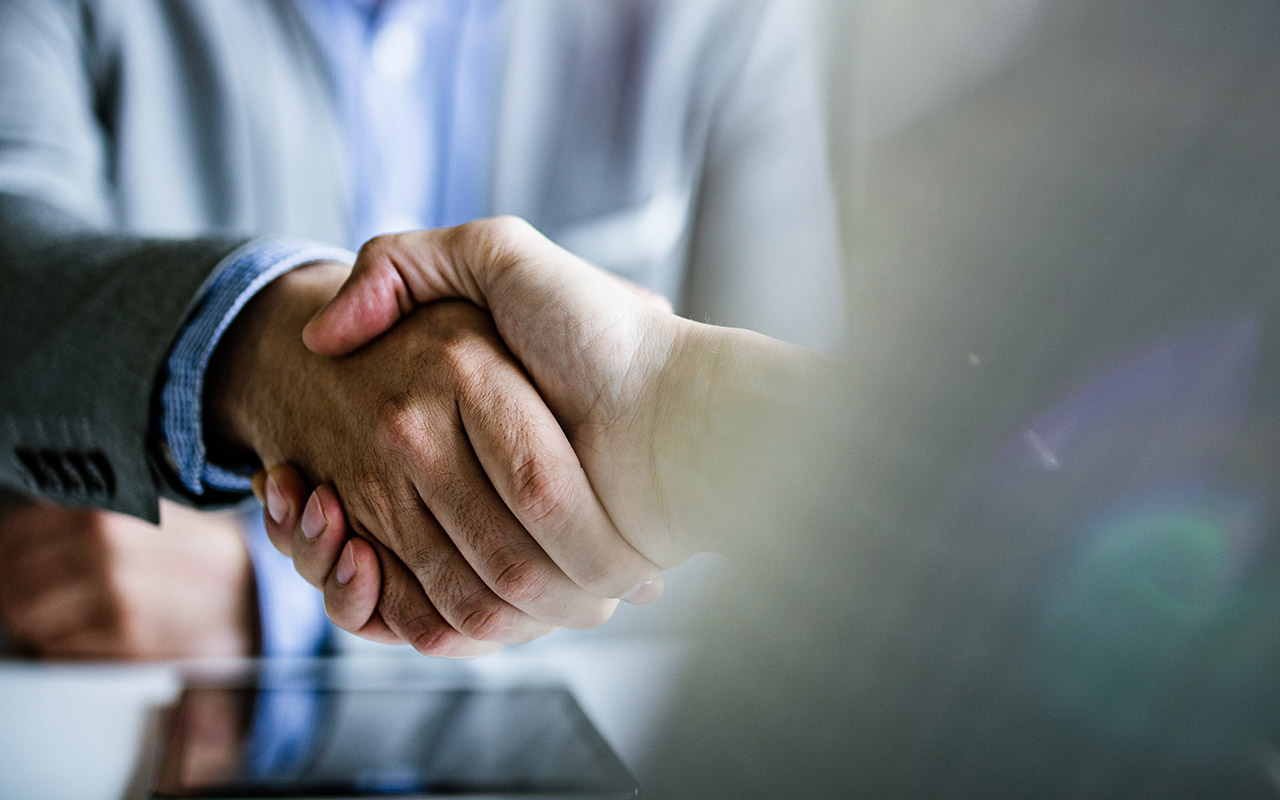 image of a handshake