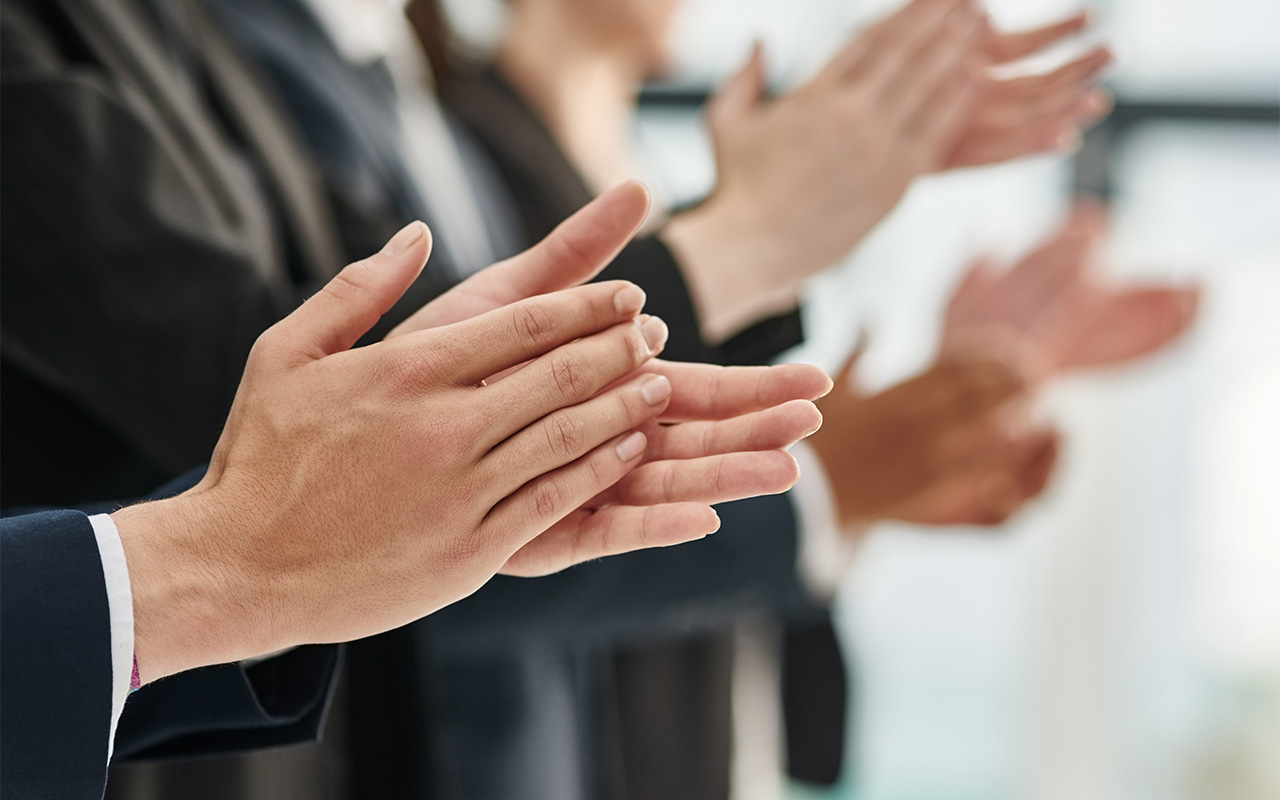 People Business Congratulation, Management Corporate Company. Customer Service Evaluation Teamwork.
