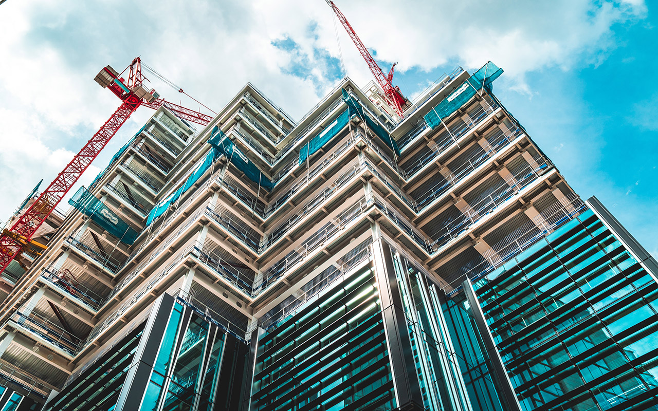 Photo of building being constructed
