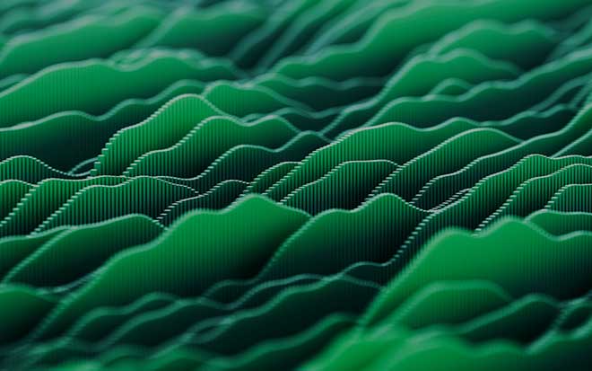 Green digital waves