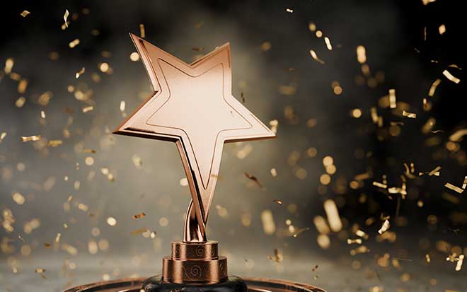 Image of a star trophy
