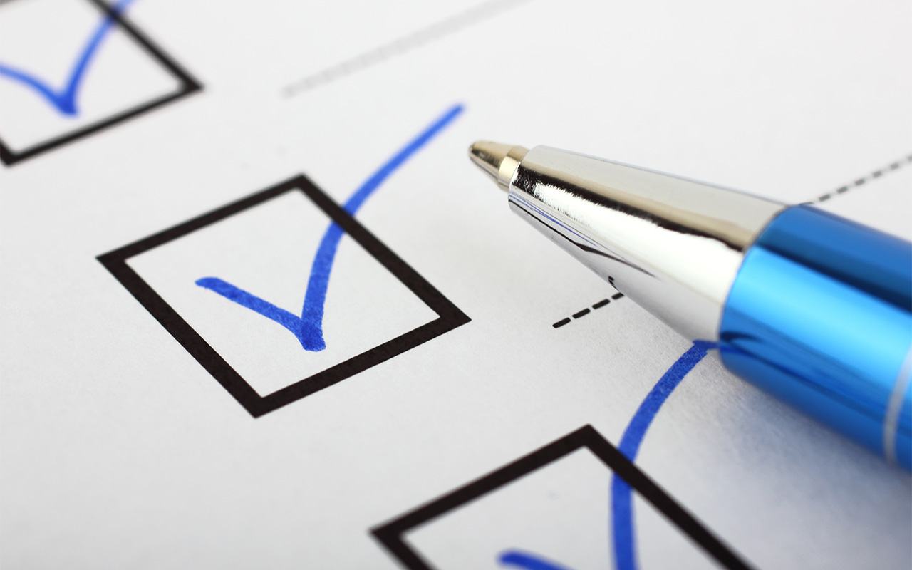 image of a checklist and pen