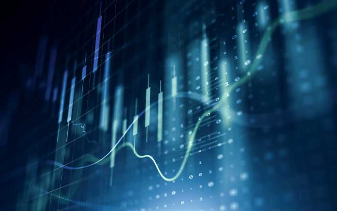 Visualizer blue-green chart