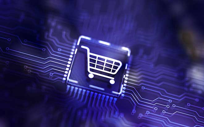 Image of a shopping cart icon