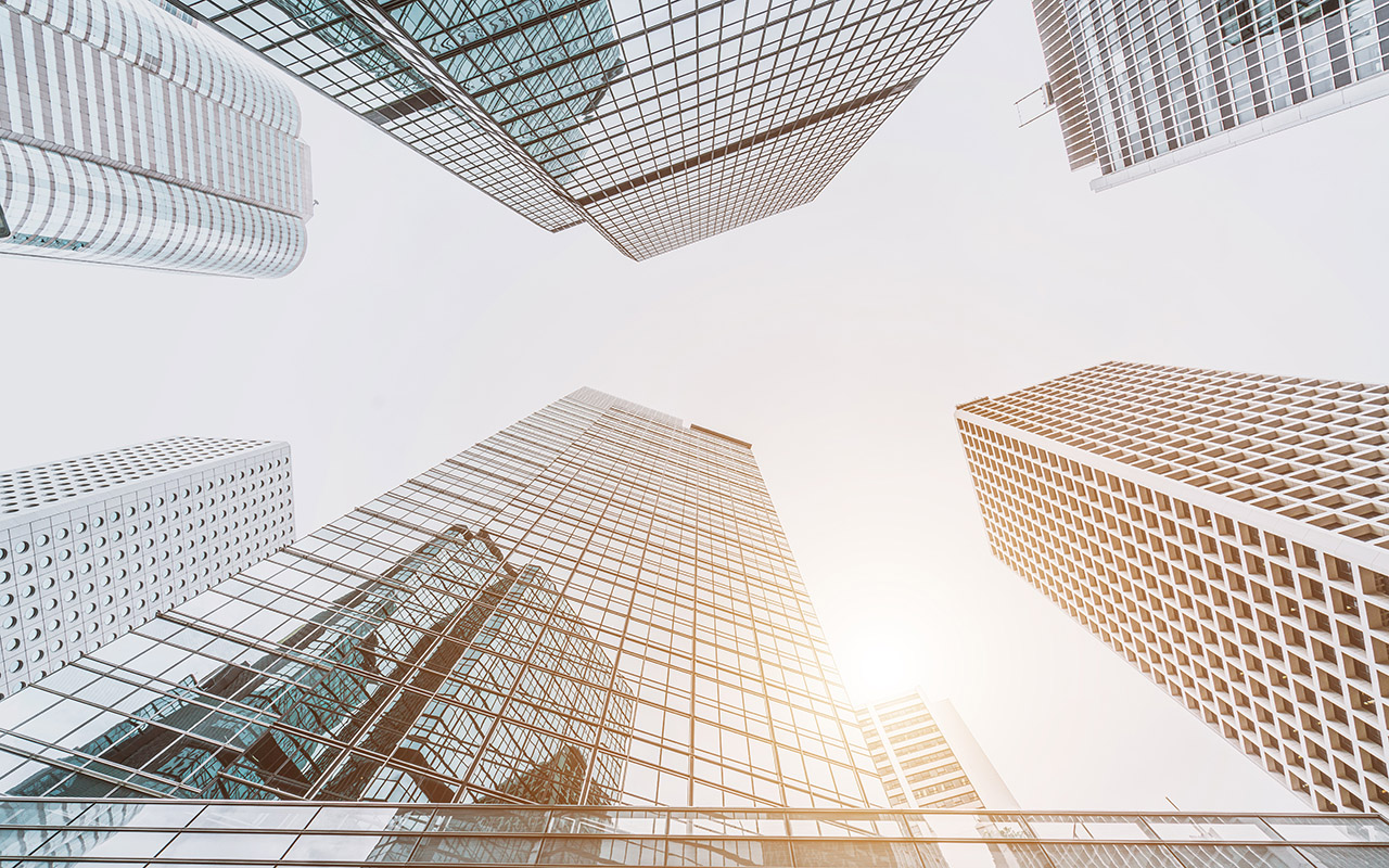 image of corporate high rises