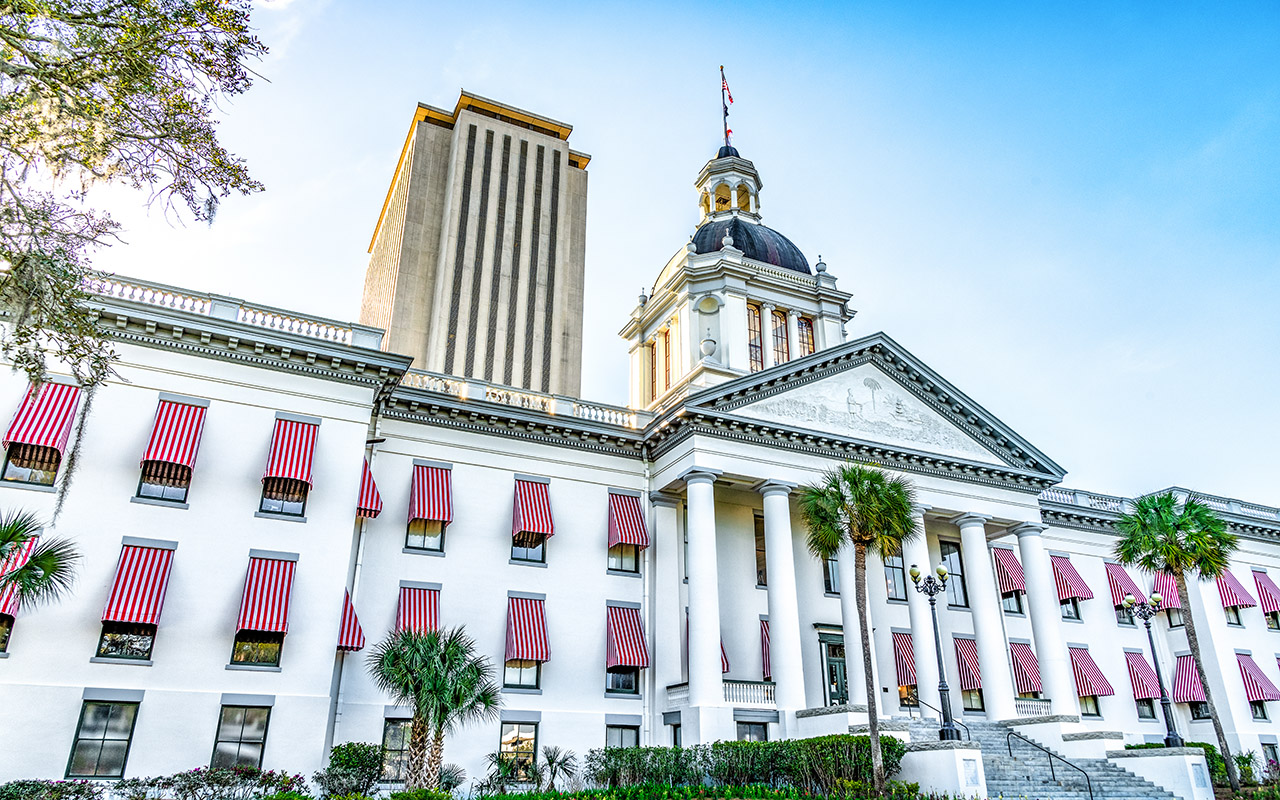 photo of the Florida State Capitol Building in Tallahassee, Florida