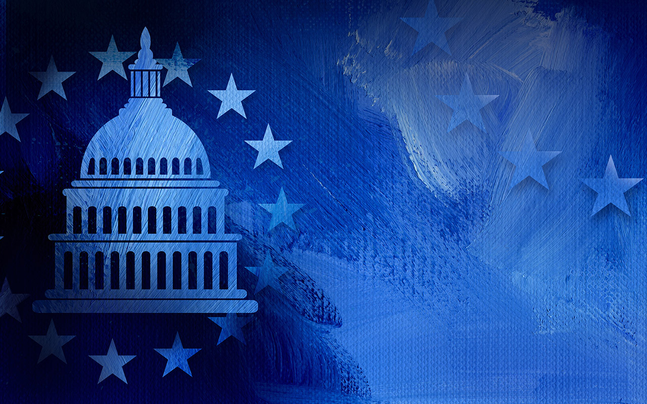 Symbol of the US Capitol building