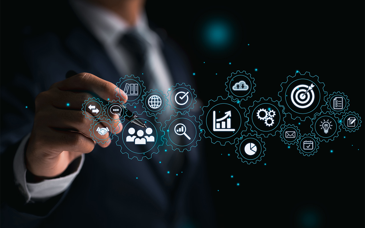 Concepts of business planning, high-performance business processes and workflows, problem-solving, quality control, and long-term business assessment tracking.