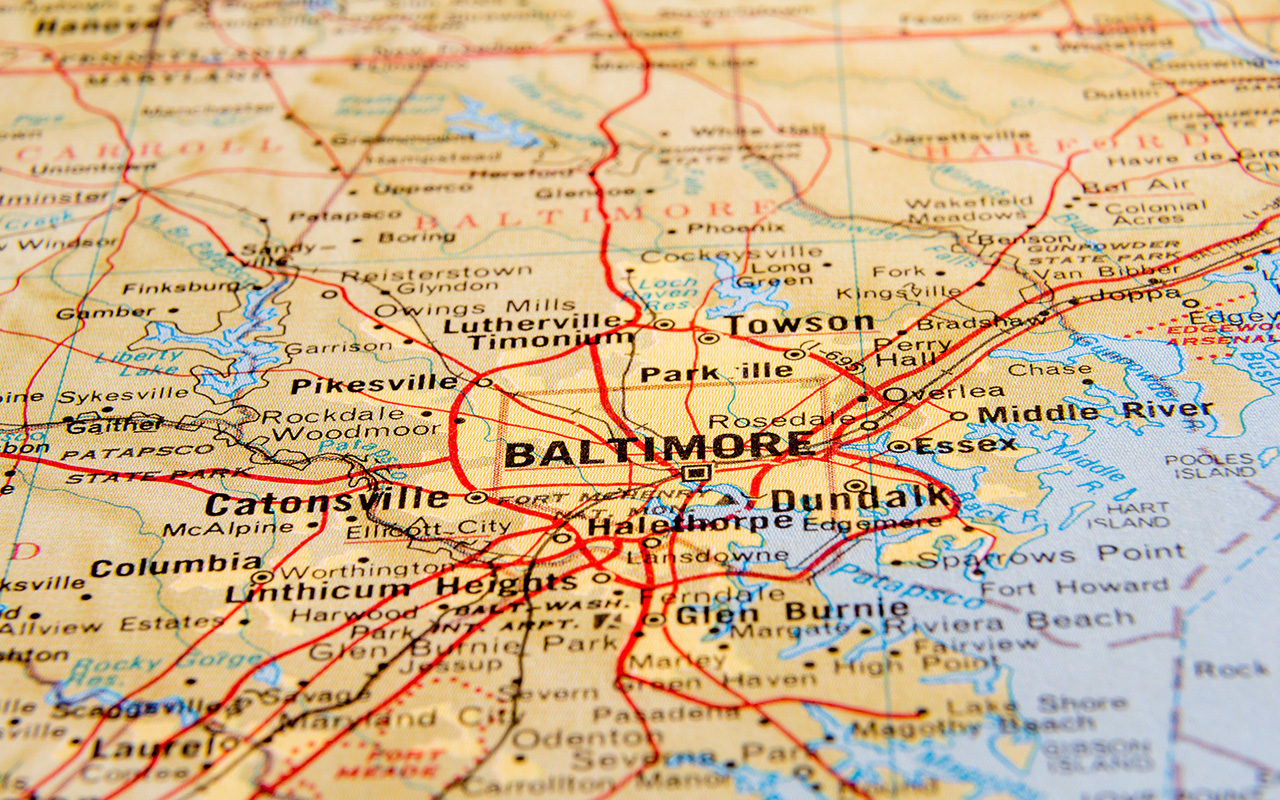 Baltimore map