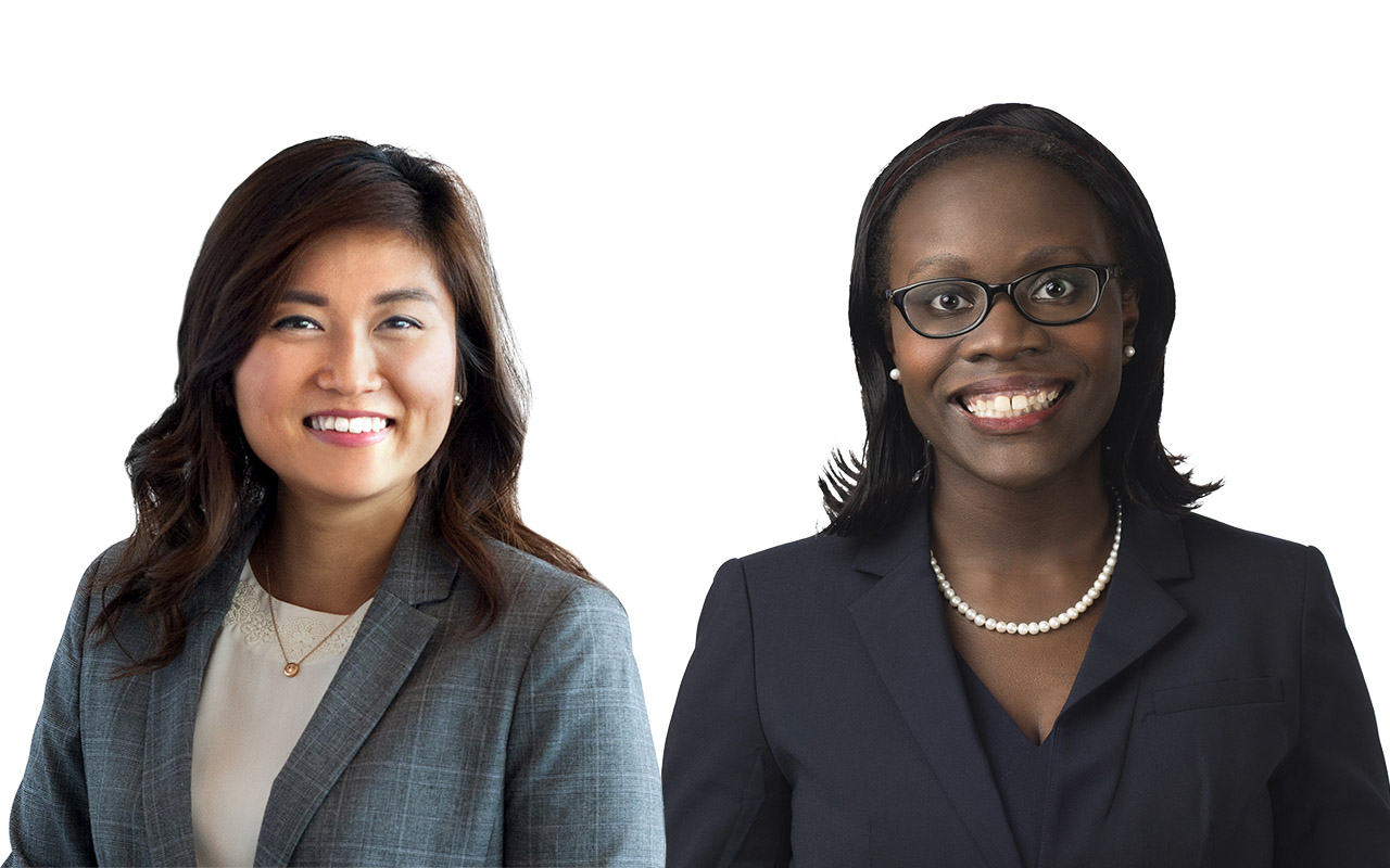 Frances Kim and Shaniqua Singleton headshots
