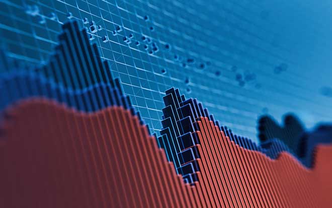 Abstract Finance Technology Concept - stock photo