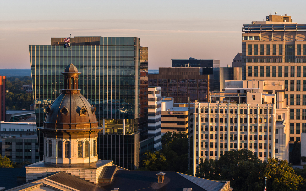 State House dome in downtown Columbia, South Carolina