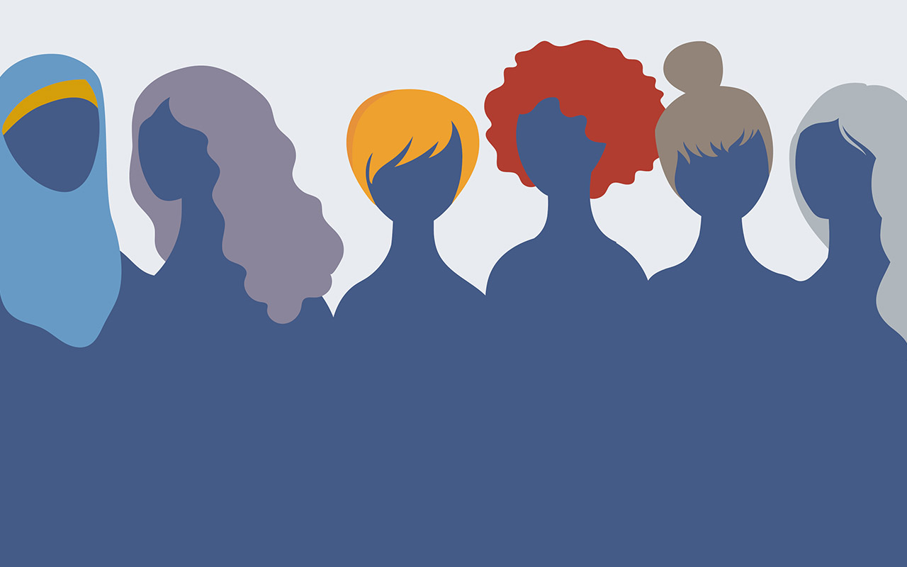Image of 6 avatars of women with various hairstyles
