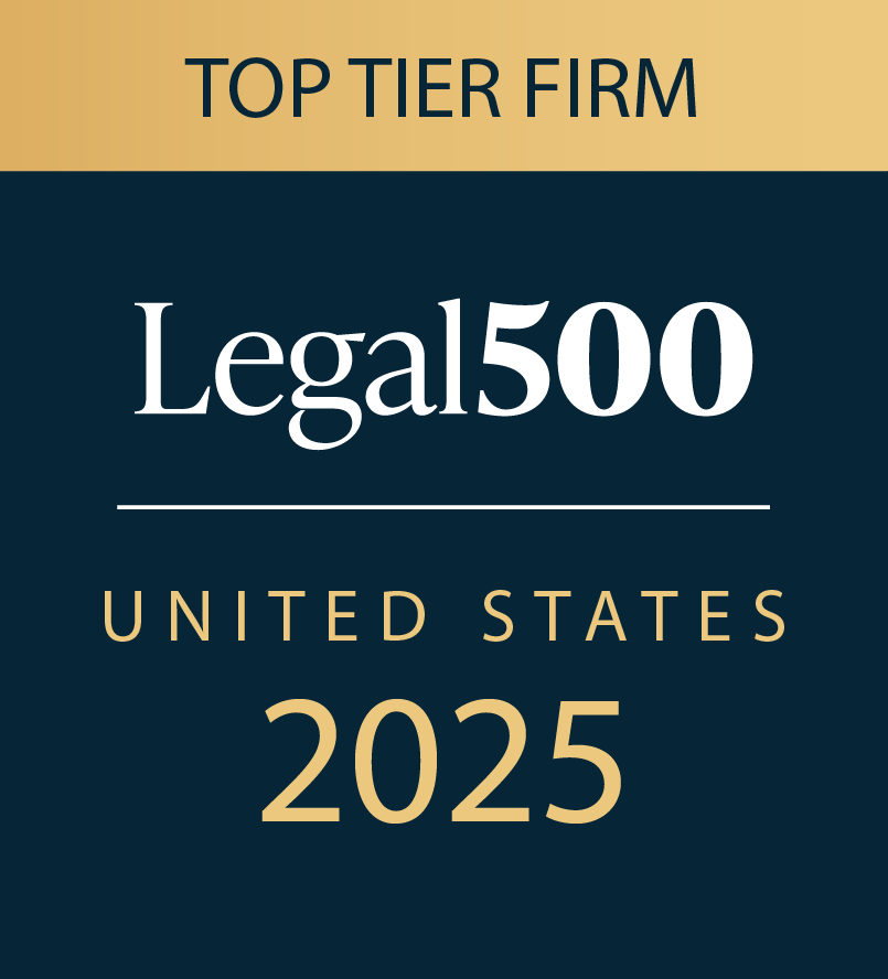 The Legal 500 United States Top Tier Firm 2025