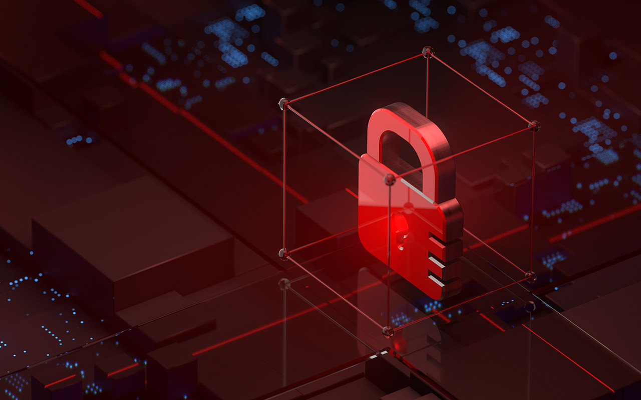 Abstract image of a lock